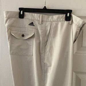 Adidas Mens Golf Pants in Cream 38X34